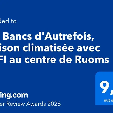 Les Bancs D'autrefois, Maison Climatisée Avec Wifi Au Centre De
